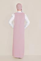 Tesettür giyim PUDRA ALVİNA BAĞLAMA DETAYLI JİLE 40758 
