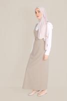 Tesettür giyim VİZON KEMERLİ JİLE T 40759