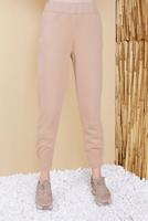 Hijab clothing BEIGE ELASTIC AT THE WAIST TROUSERS 49402 