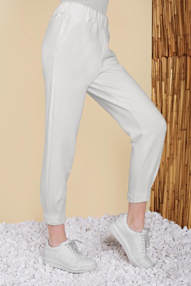 Vêtements hijab  ELASTIC AT THE WAIST TROUSERS 49402  - TRENDTESETTÜR