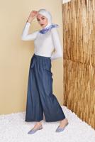 Hijab clothing NAVY BLUE SALAS DENIM PANTS 50001 