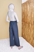 Hijab clothing NAVY BLUE SALAS DENIM PANTS 50001 