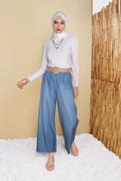 Hijab clothing NAVY BLUE SALAS DENIM PANTS 50001 