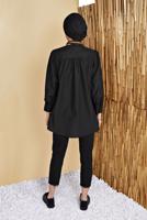 Hijab clothing BLACK DENIM PANTS 1101 