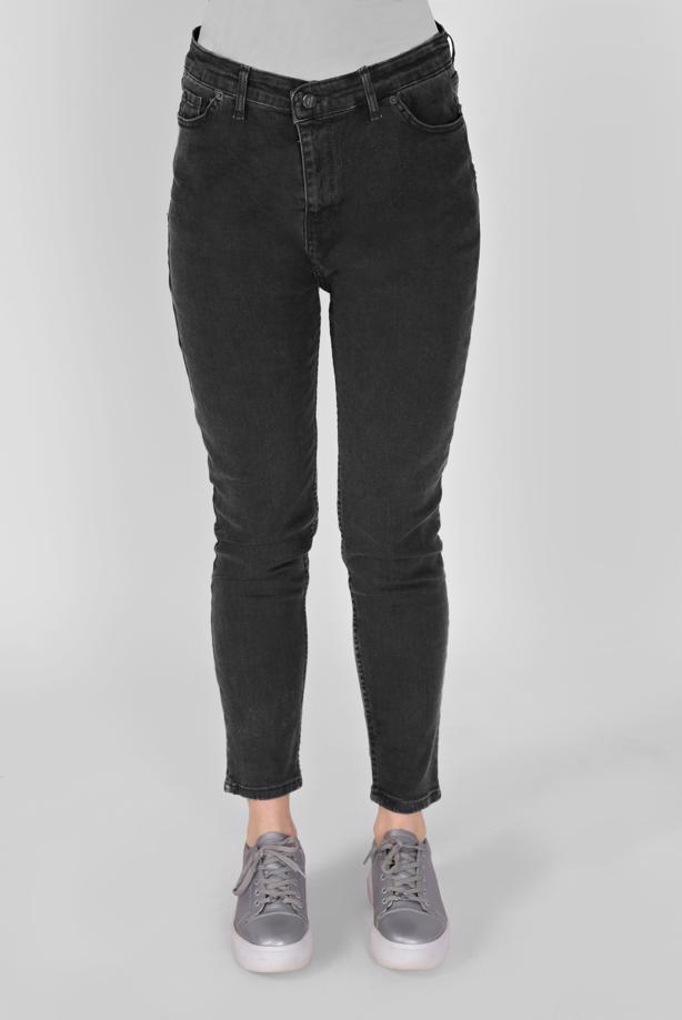 Hijab clothing GREY SKINNY DENIM PANTS 2421  - TRENDTESETTÜR