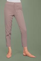 Hijab clothing BEIGE RIPPED WAIST TROUSERS  6131 