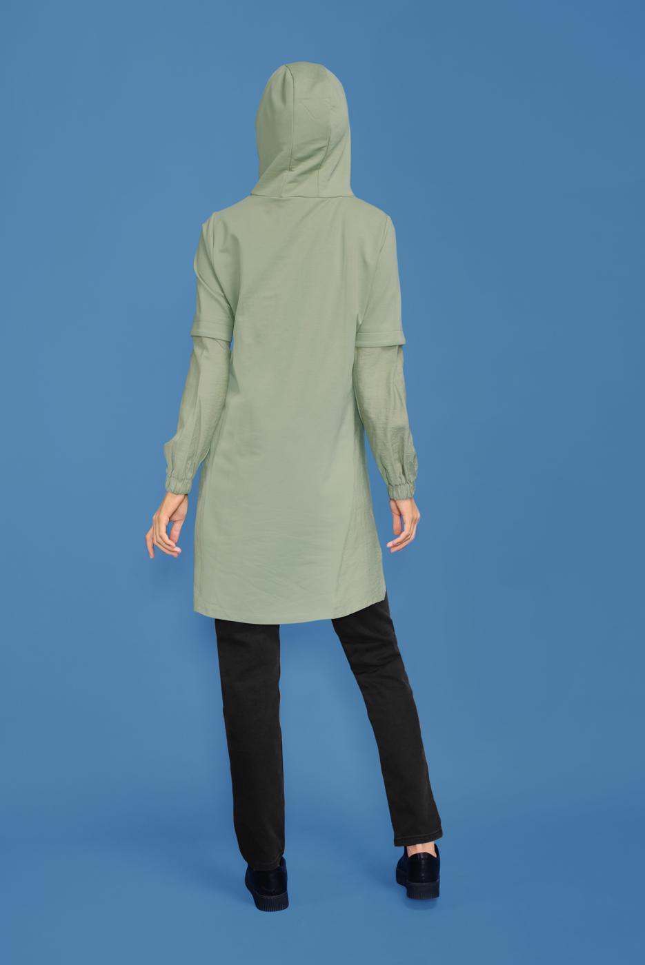 Tesettür giyim SİYAH ALVİNA DENİM PANTOLON 70060