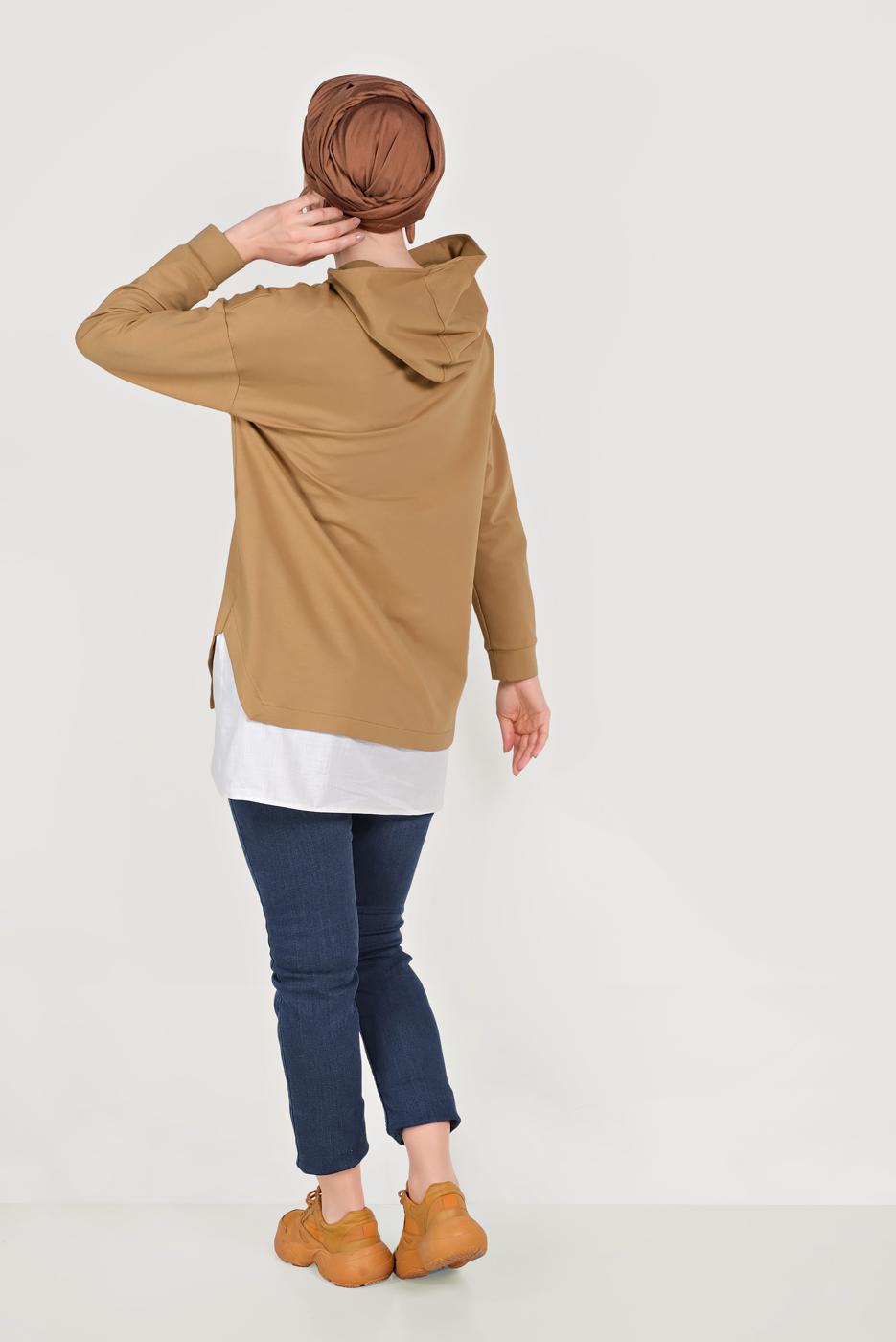 Tesettür giyim LACİVERT ALVİNA DENİM PANTOLON 70060