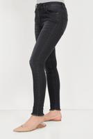 Tesettür giyim GRİ ALVİNA ESKİTME DETAYLI DENİM PANTOLON 70061