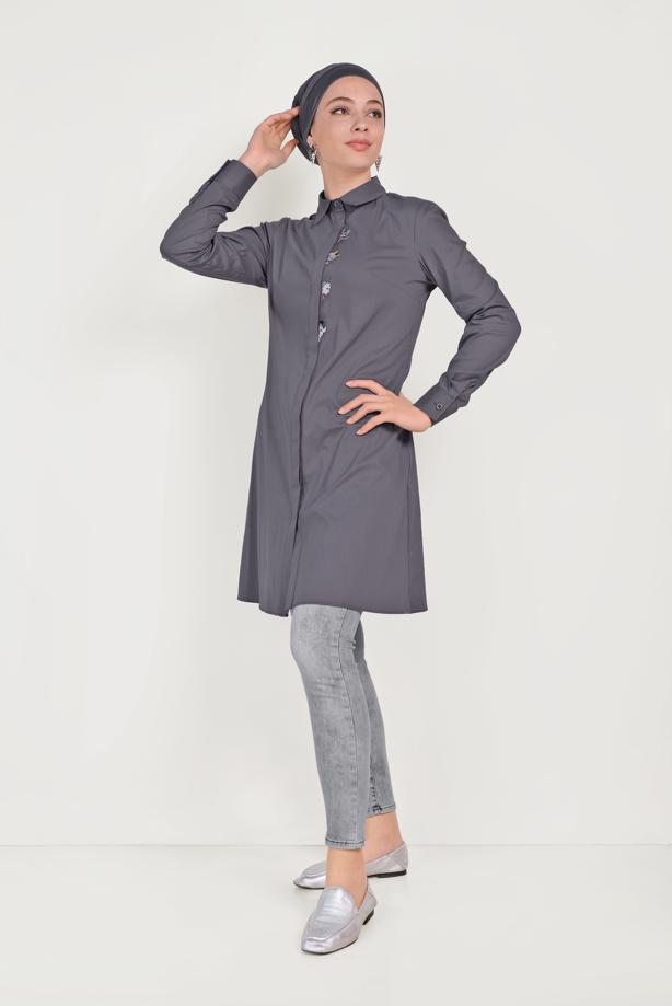 Tesettür giyim  ALVİNA TAŞLANMIŞ PANTOLON 70064 - TRENDTESETTÜR