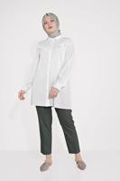 Hijab clothing KHAKI ALVİNA STRAIGHT CUT PANTS 70070
