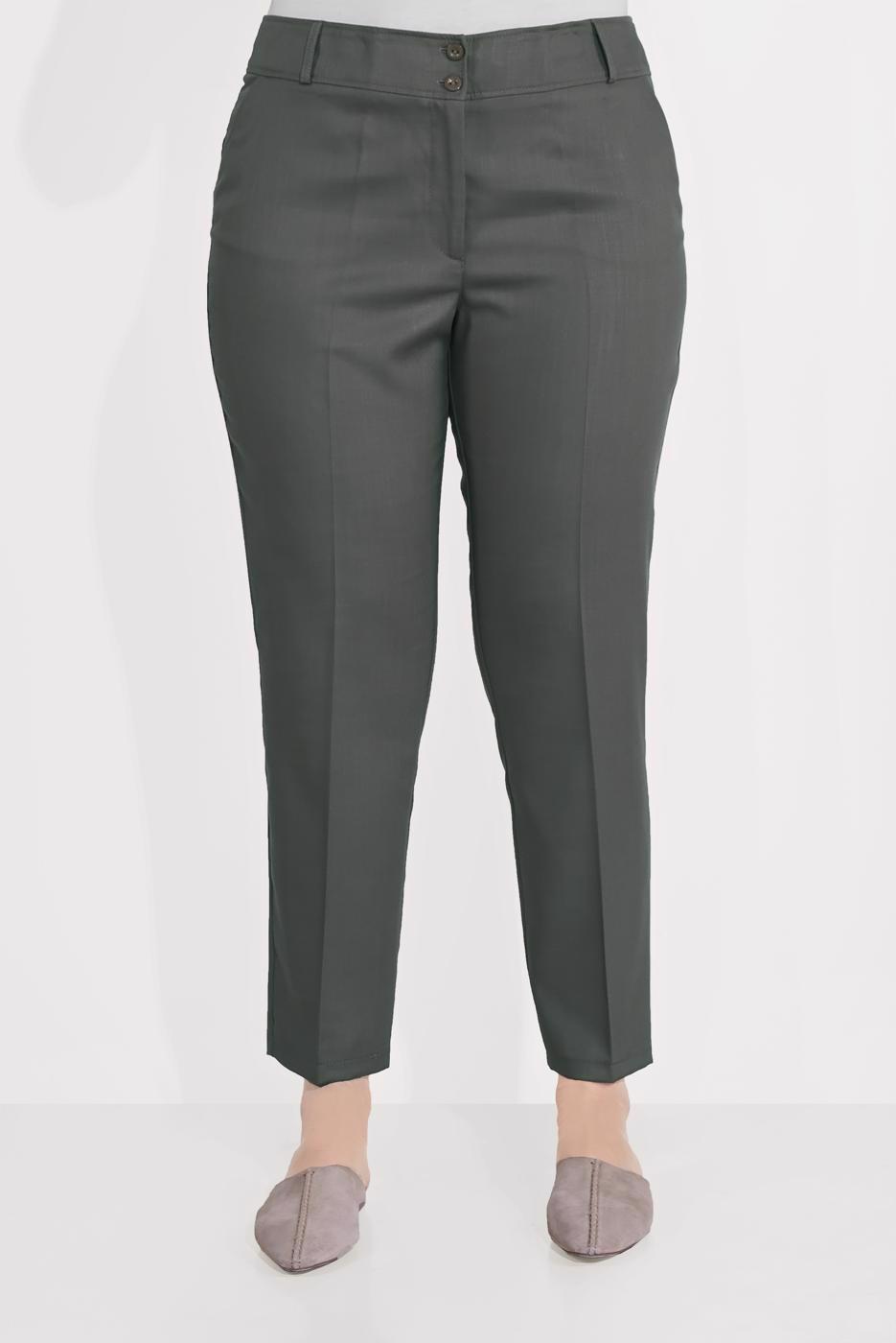 Hijab clothing KHAKI ALVİNA STRAIGHT CUT PANTS 70070