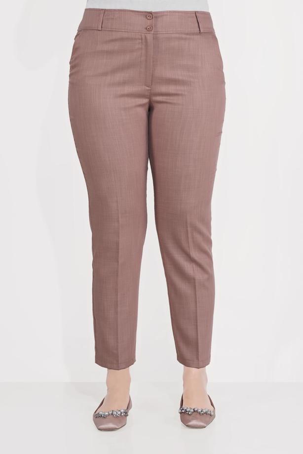 Vêtements hijab ROSE PANTALON COUPE DROITE ALVİNA 70070 - TRENDTESETTÜR