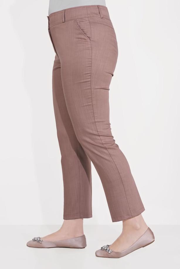 Vêtements hijab ROSE PANTALON COUPE DROITE ALVİNA 70070 - TRENDTESETTÜR