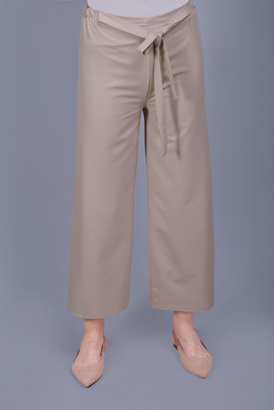 Vêtements hijab BEIGE PANTALON DÉCHIRÉ 7131