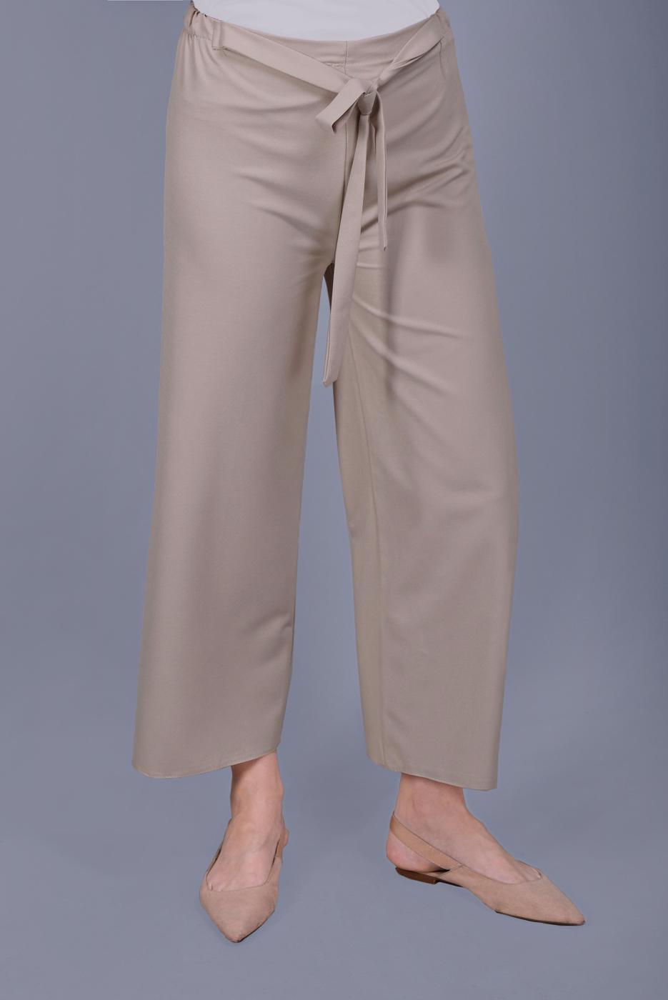 Vêtements hijab BEIGE PANTALON DÉCHIRÉ 7131