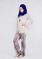 Tesettür giyim MAVİ T 7209 ALVİNA SONYA 10406 PANTOLON 38/44 TEK36