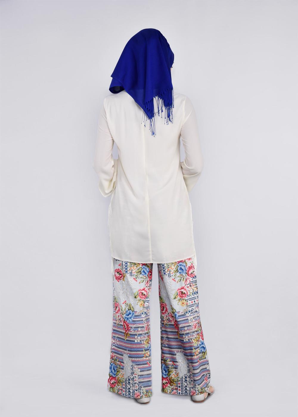 Tesettür giyim MAVİ T 7209 ALVİNA SONYA 10406 PANTOLON 38/44 TEK36