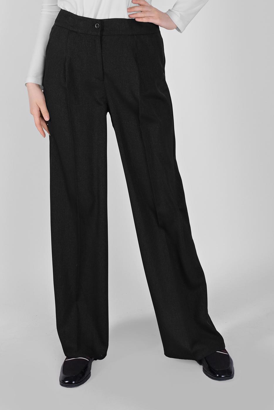 Tesettür giyim SİYAH BOL KESİM PANTOLON 7579 