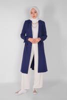 Tesettür giyim KREM BOL KESİM PANTOLON 7579 