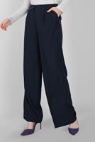 Tesettür giyim LACİVERT BOL KESİM PANTOLON 7579 