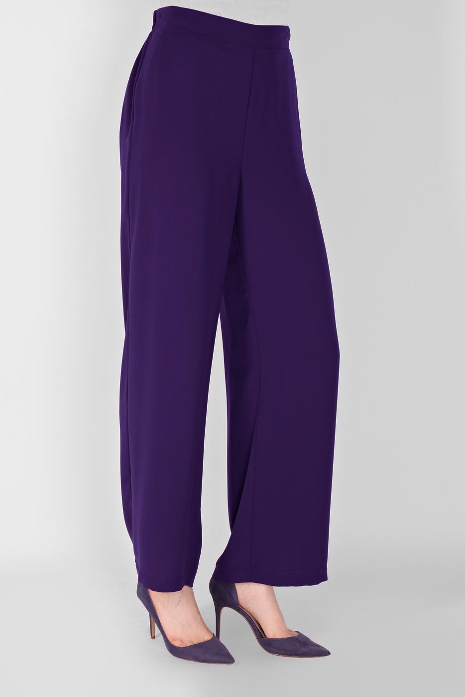 Tesettür giyim MOR GENİŞ KESİM PANTOLON T 7601