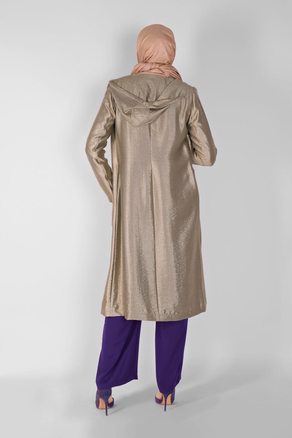 Tesettür giyim MOR GENİŞ KESİM PANTOLON T 7601