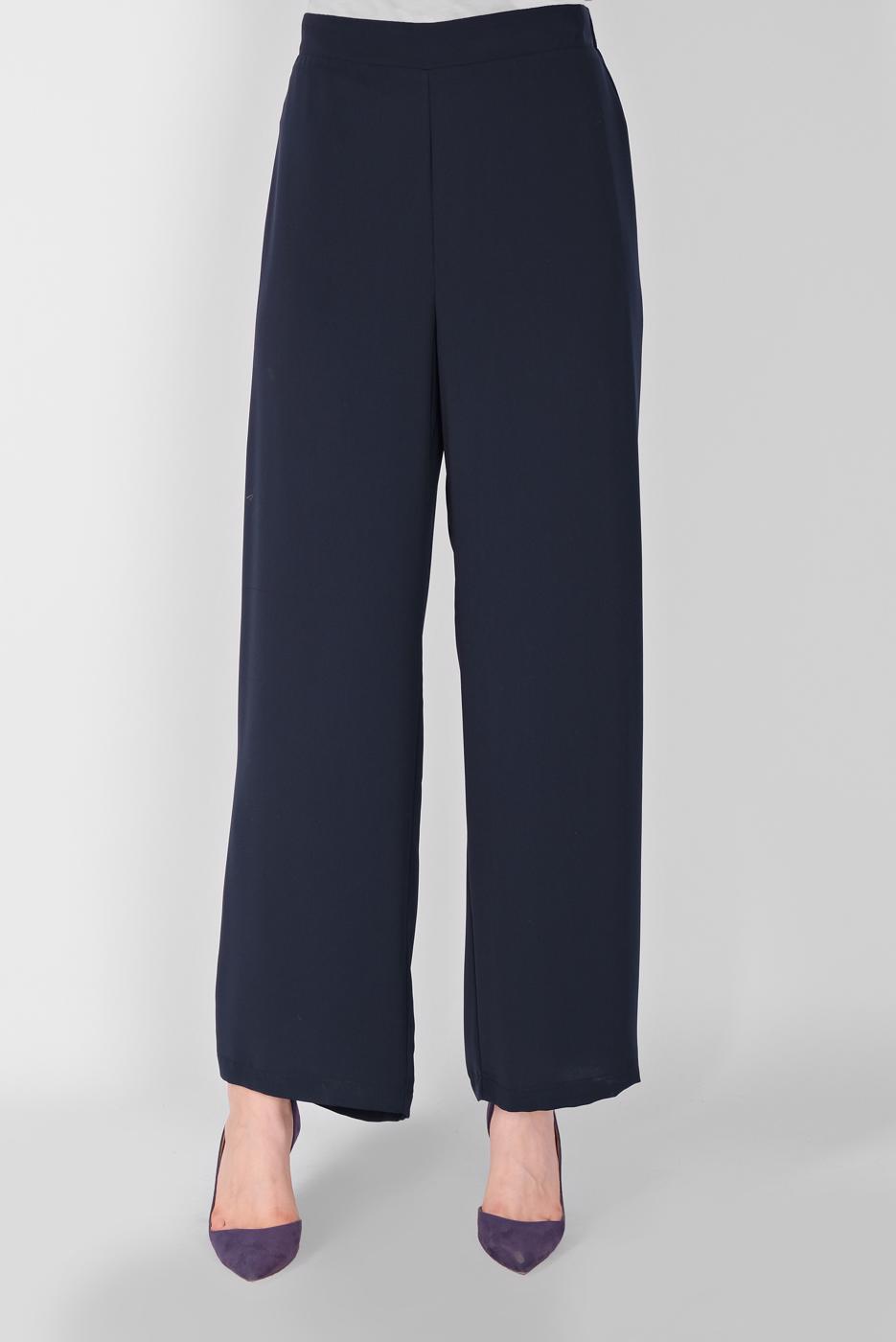 Tesettür giyim LACİVERT GENİŞ KESİM PANTOLON T 7601