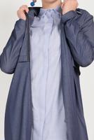 Vêtements hijab BLEU MARINE COUCHE DE FINITION SPORT FERMETURE À CAPUCHE 10158