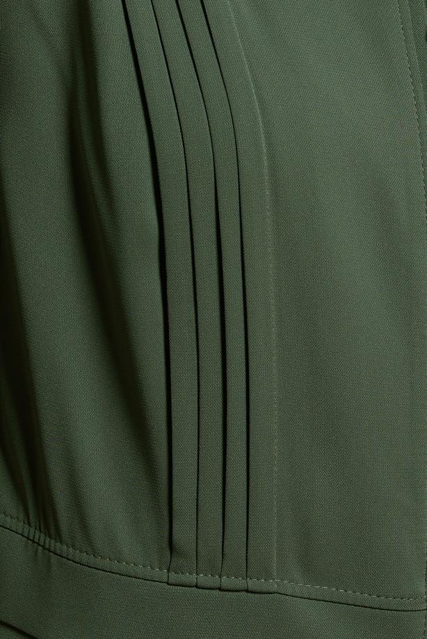 Hijab clothing KHAKI ALVINA HOUNDSTOOTH TOPCOAT T 10382 - TRENDTESETTÜR