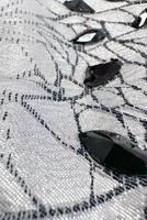 Tesettür giyim SİYAH ALVİNA ÜÇLÜ ETEKLİ TAKIM T 30107