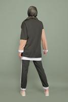 Vêtements hijab KAKI ENSEMBLE SURVÊTEMENT ZIPPÉ 3 COULEURS T 0066