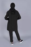 Hijab clothing BLACK T 2766 NSS-2&prime;Lİ PANT. TAKIM