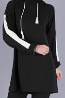 Hijab clothing BLACK T 2766 NSS-2&prime;Lİ PANT. TAKIM