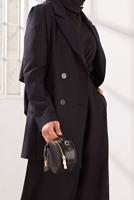 Hijab clothing BLACK DOUBLE BREASTED 2-PIECE SUIT WITH PANTS 2900 