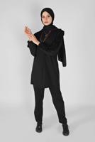 Vêtements hijab NOIR COSTUME PANTALON 6956 
