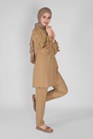 Vêtements hijab BRUN COSTUME PANTALON 6956 
