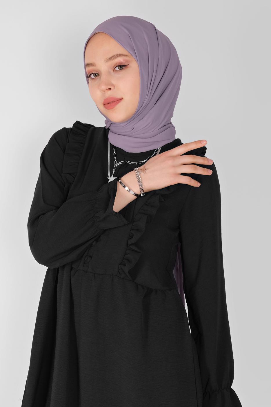 Vêtements hijab NOIR T 8366 NSS-2&prime;Lİ PANT. TAKIM