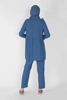 Vêtements hijab BLEU MARINE T 8366 NSS-2&prime;Lİ PANT. TAKIM