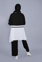 Hijab clothing BLACK PANTS SUIT  9004 