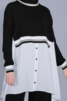 Hijab clothing BLACK PANTS SUIT  9004 