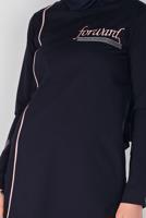 Vêtements hijab BLEU MARINE SURVÊTEMENT À BANDES IMPRIMÉES AVEC PANTALON 9619