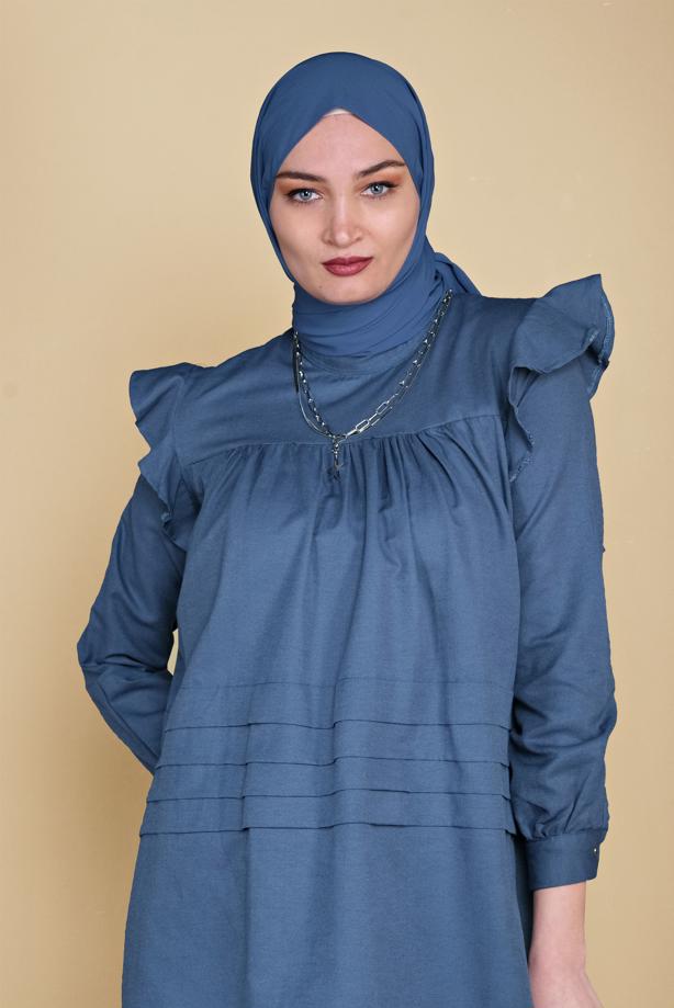 Vêtements hijab  FRILLED TUNIC 00001  - TRENDTESETTÜR