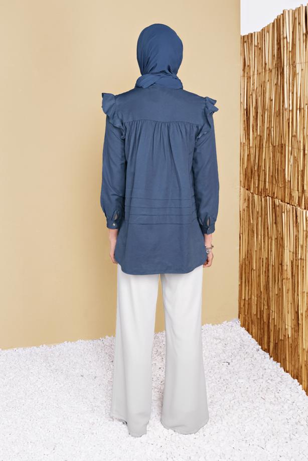 Vêtements hijab  FRILLED TUNIC 00001  - TRENDTESETTÜR