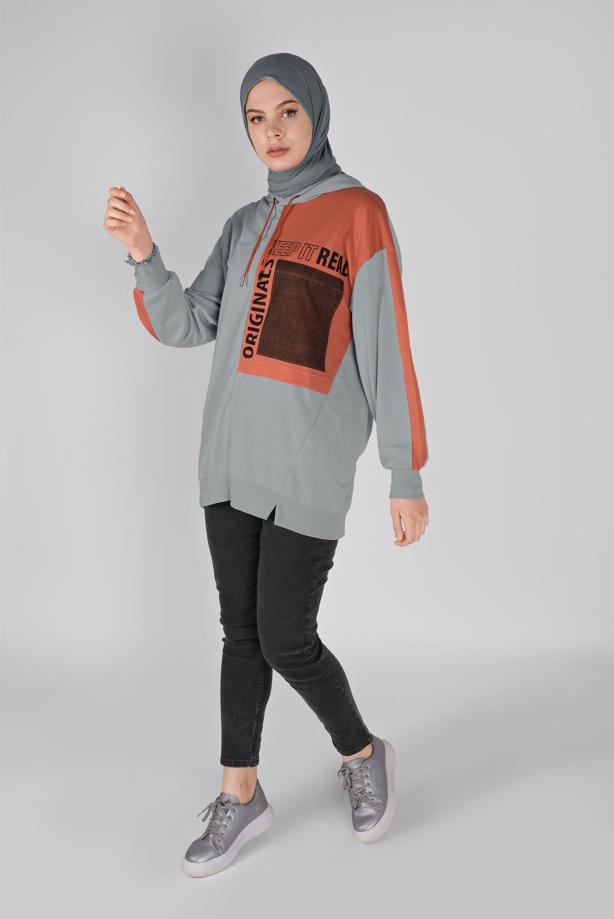 Hijab clothing  T 17012 NFS-TUNİK - TRENDTESETTÜR