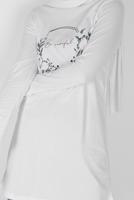 Vêtements hijab BLANC TUNIQUE IMPRIMÉE 0106