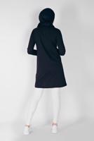 Vêtements hijab BLEU MARINE TUNIQUE IMPRIMÉE 0106