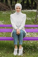 Hijab clothing ECRU RUFFLED HOODED TUNIC 371 