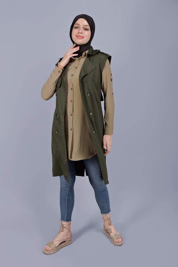 Hijab clothing  TUNIC WITH POCKETS 1881  - TRENDTESETTÜR