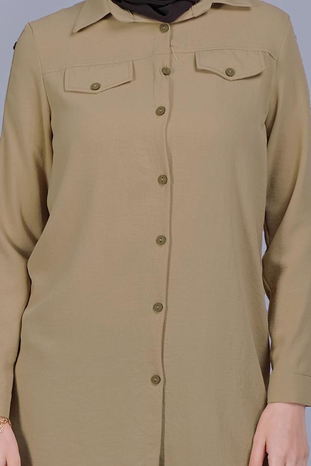 Hijab clothing  TUNIC WITH POCKETS 1881  - TRENDTESETTÜR